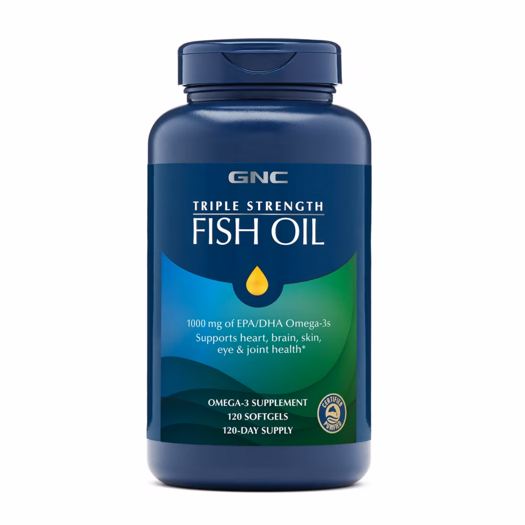 GNC Triple Strength Fish Oil Review: One Softgel, 1,000mg, No Fishy Burps